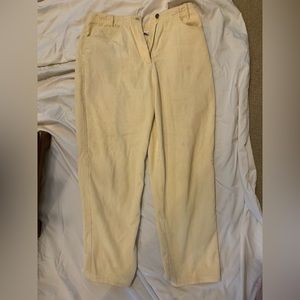 Vintage Light Yellow Christopher and Banks Pants, Size 12 Women